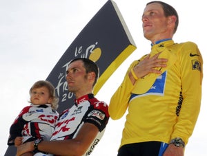 Basso was second at the Tour in 2005