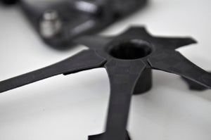 Mad Fiber wheels Flanges and spokes