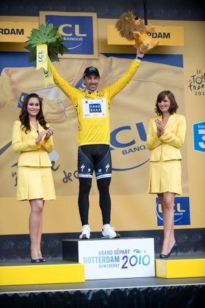 Prologue, 2010 Tour de France, Fabian Cancellara Prologue, 2010 Tour de France, Fabian Cancellara