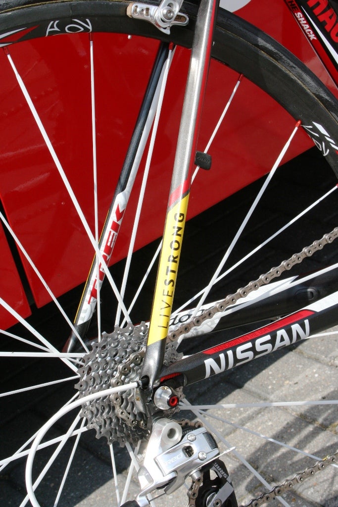 Tour de France Tech Gallery: Levi Leipheimer\'s quiver of RadioShack Trek  bikes - Velo