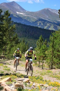 Craig Dosset and Bill Rudd race in the Duo 80+ Men's category. Photo by Liam Doran