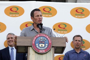 Quiznos Professional Challenge announcement, Lance Armstrong