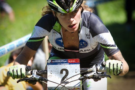 American Willow Koerber is vying for the World Cup overall season championship.
