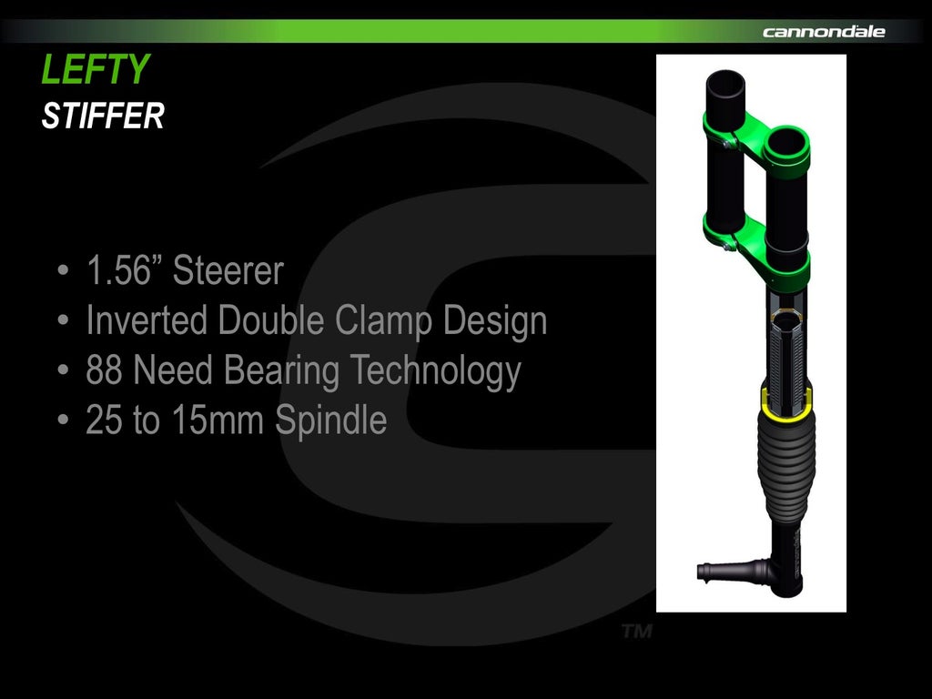 The Lefty: What was once seven pieces is now down to three.