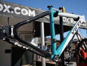 The Yeti Big Top, ready to be set up as a single speed. Photo: Caley Fretz