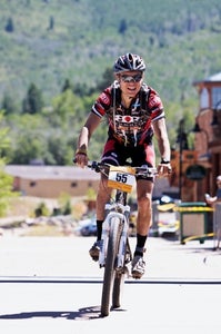 Josh Tostado at the end of the 75-mile event. Photo by Monique Beeley/Mobe Photo