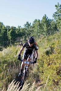 Cannondale's Alex Grant on the way to winning the Park City P2P. Photo by Monique Beeley/Mobe Photo