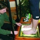 Orthotic inserts can improve support and alignment of the foot and lower leg, the benefits of which can extend to the lower back. Photo courtesy BCSM