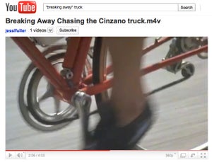 Bloomington bound in "Breaking Away"