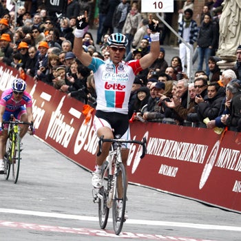 March 5: Gilbert wins Montepaschi-Strade Bianchi