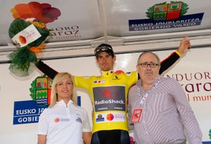 2011 Tour of the Basque Country, stage 2. Andreas Kloden podium 2011 Tour of the Basque Country, stage 2. Andreas Kloden podium