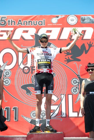 2011 SRAM Tour of the Gila, stage 2: Joe Dombroski in best young rider jersey