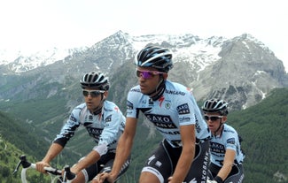 Alberto Contador 2011 Tour de France reconnaissance trip Contador and teammates near Sestriere Monday. AFP PHOTO / Jean Pierre ClatotAlberto Contador 2011 Tour de France reconnaissance trip