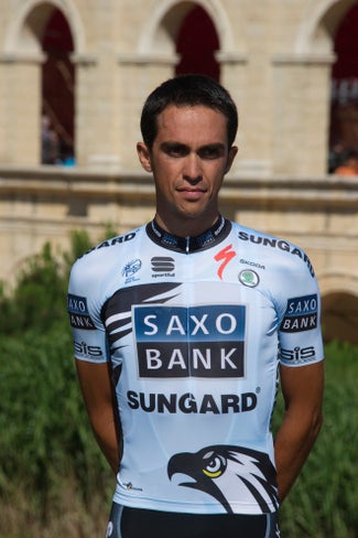 Contador is ready for the race. AFP PHOTO / PASCAL PAVANI Contador is ready for the race. AFP PHOTO / PASCAL PAVANI