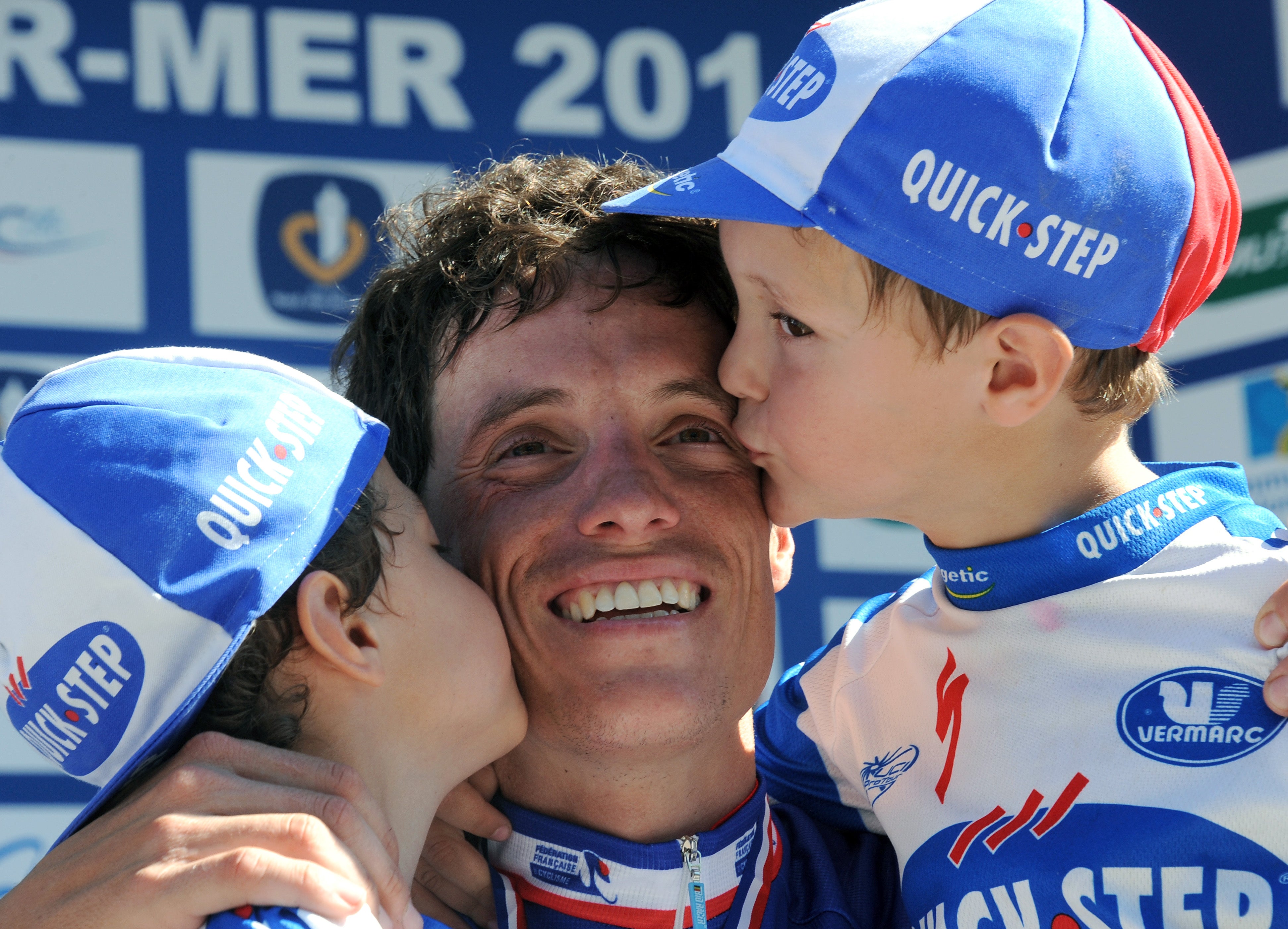 2011 French road championships, Sylvain Chavanel and children