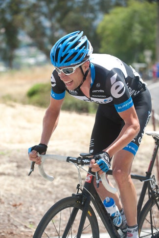 2011 Amgen Tour of California, stage 2. Ryder Hesjedal on Sierra Road Ryder Hesjedal on the attack on Sierra Road. Photo: Casey B. Gibson | www.cbgphoto.com