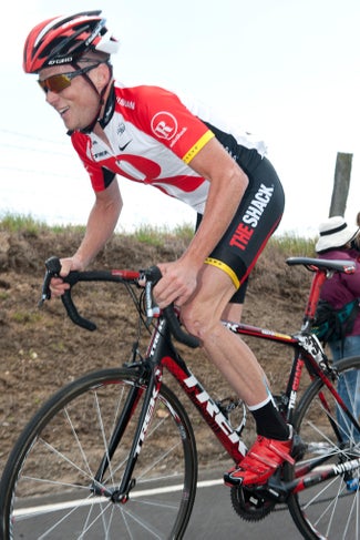 2011 Tour of California, stage 4: Chris Horner on Sierra Road. 2011 Tour of California, stage 4: Chris Horner on Sierra Road.