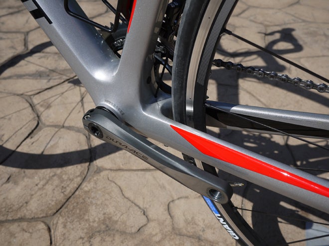 Giant uses its PowerCore on the Defy. The Pressfit BB86 bottom bracket now features full carbon cups. Photo: Nick Legan