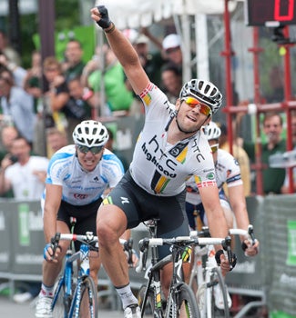 Alex Rasmussen takes the win for HTC at this year's Philadelphia Men's International Cycling Championship