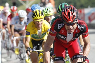 Evans shoulders the work 2011 Tour de France stage 18