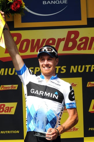 2011 Tour de France, stage 3: Tyler Farrar podium