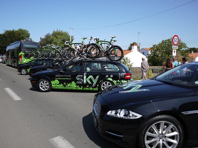 2011 Tour de France pro bike: Bradley Wiggins' Pinarello