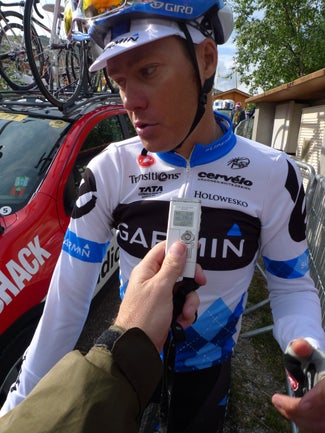 2011 Tour de France stage 19 notebook. Photo: Andrew Hood © VeloNews