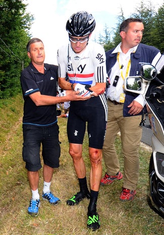 2011 Tour de France, stage 7: Wiggins out 2011 Tour de France, stage 7: Wiggins out