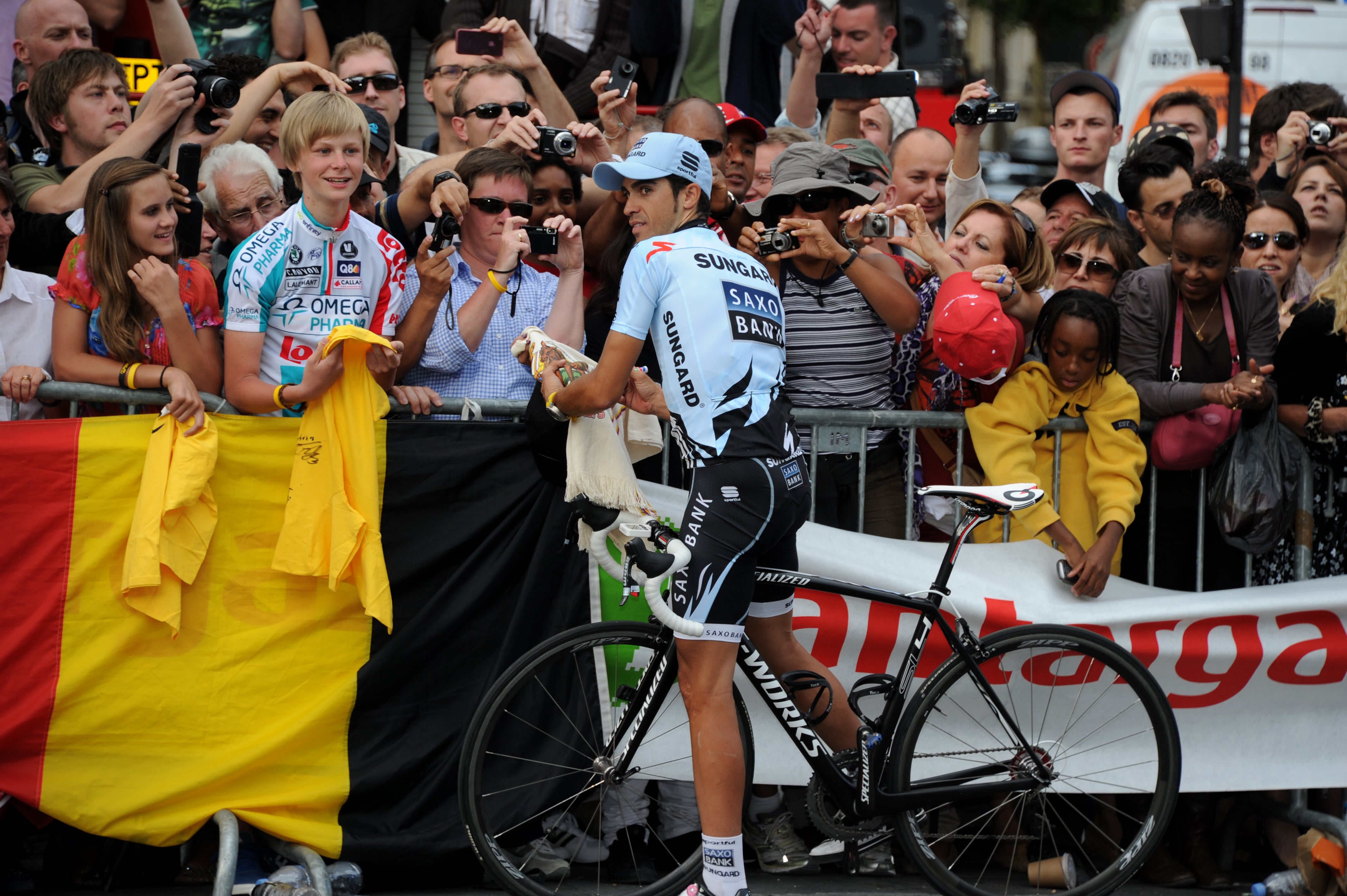 2011 Tour de France, Alberto Contador on the Champs-Élysées