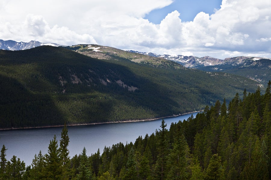 Wide shot Hagerman pass to Sugarloaf
