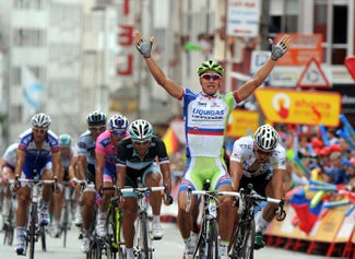 Sagan wins 2011 Vuelta a España stage 12, Peter Sagan