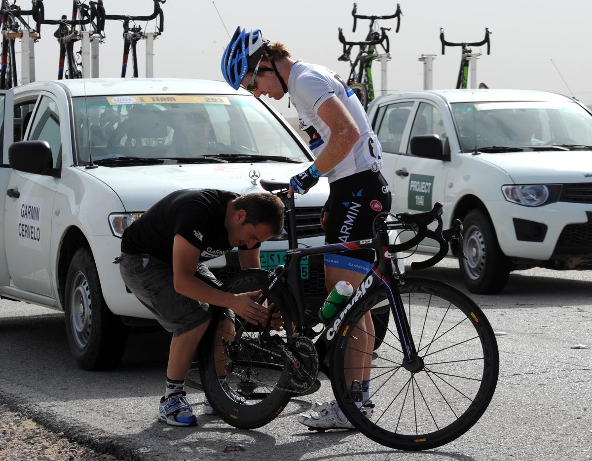With a little wheel change push, a gear change is no problem. Photo: Graham Watson | <a id="www.grahamwatson.com" href="http://grahamwatson.com">www.grahamwatson.com</a>