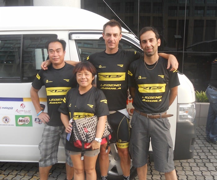 Chaiya on the left, Wa Wa middle, Daryoush right. Photo: RTS Racing Team