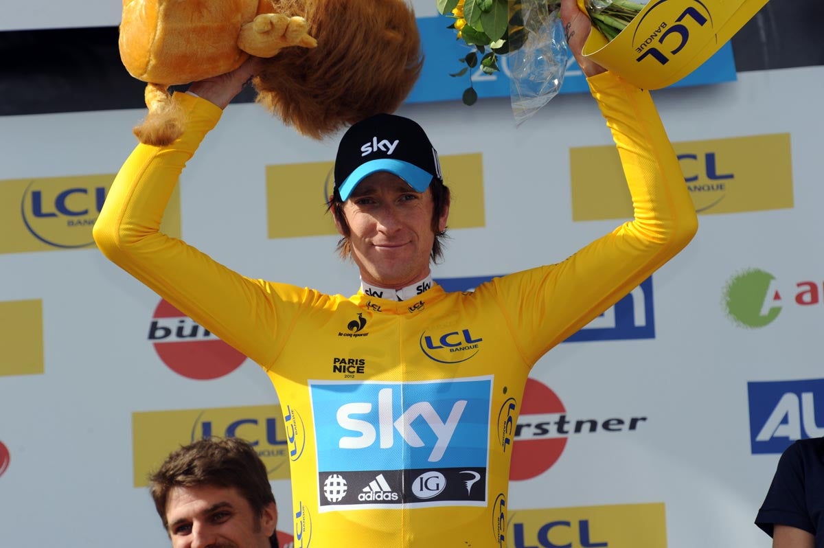 Bradley Wiggins became the first British rider in 45 years to win Paris-Nice on Sunday. Photo: Graham Watson | <a id="www.grahamwatson.com" href="http://grahamwatson.com">www.grahamwatson.com</a>