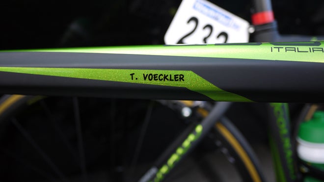 pro bike gallery Thomas Voeckler's Colnago C59 Tour of Flanders Europcar