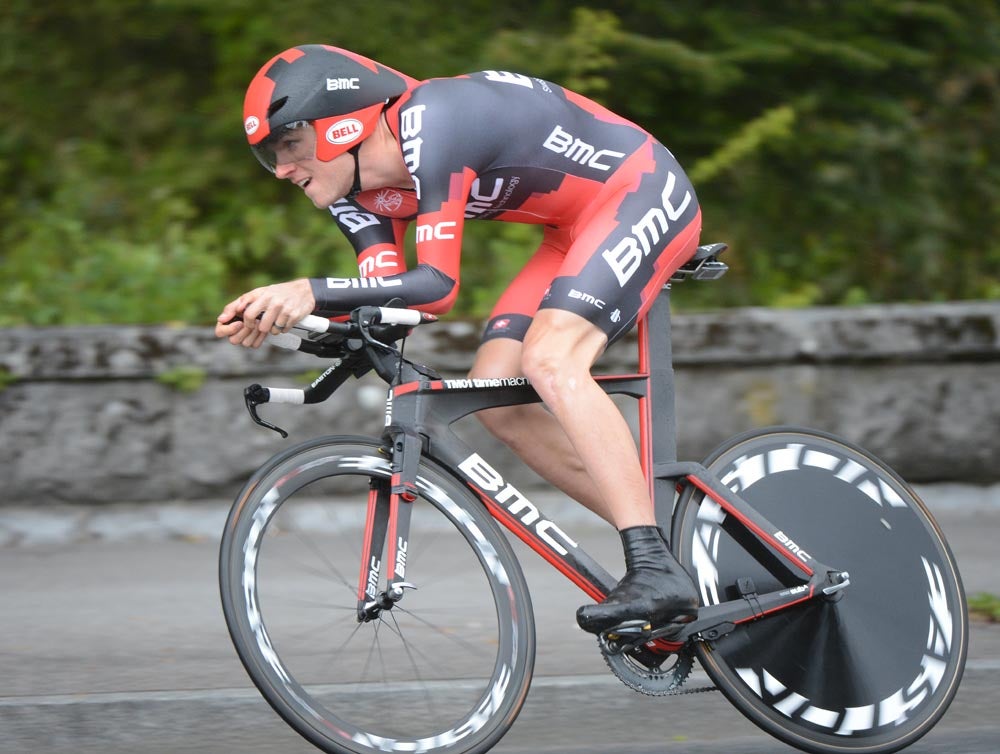 Tejay van Garderen in the prologue. Photo: Graham Watson | <a id="www.grahamwatson.com" href="http://grahamwatson.com">www.grahamwatson.com</a>