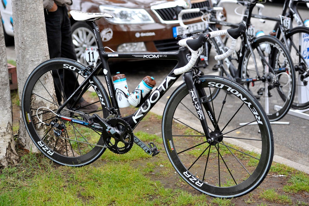 Giro pro bike: John Gadret's Kuota KOM Evo