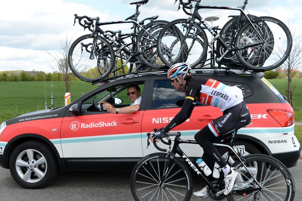 Frank Schleck called it quits Sunday during stage 15. Photo: Graham Watson | <a href="http://www.grahamwatson.com">www.grahamwatson.com</a>  