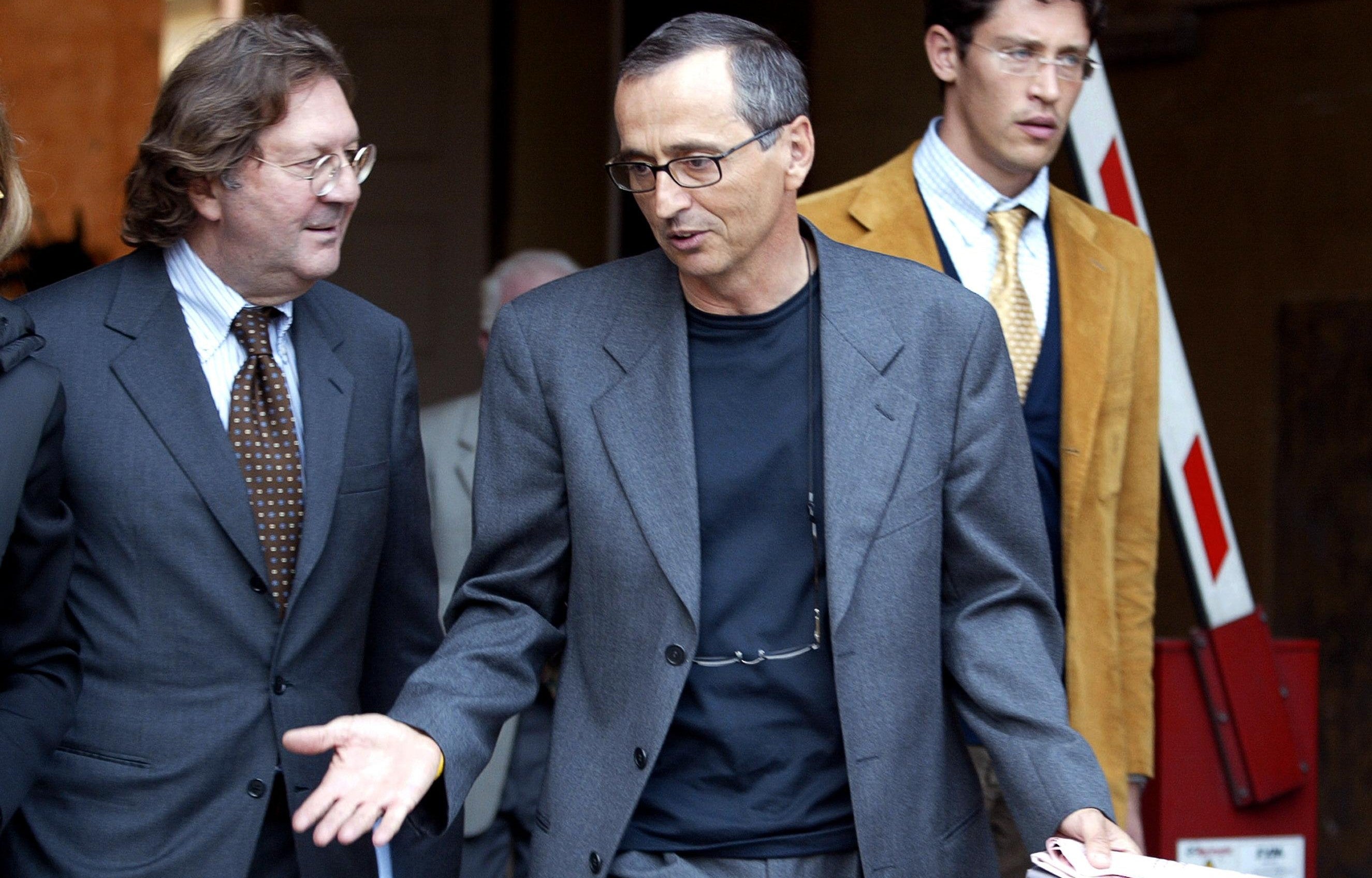 Michele Ferrari, shown leaving a Bologna tribunal in 2004, denies all allegations against him. Photo: Nico Casamassima | AFP