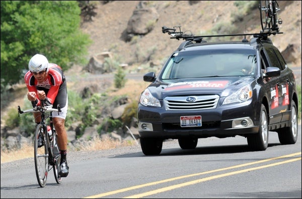 Amaran, en route to a surprise TT win and control of the GC. Photo: Brian Hodes | Veloimages
