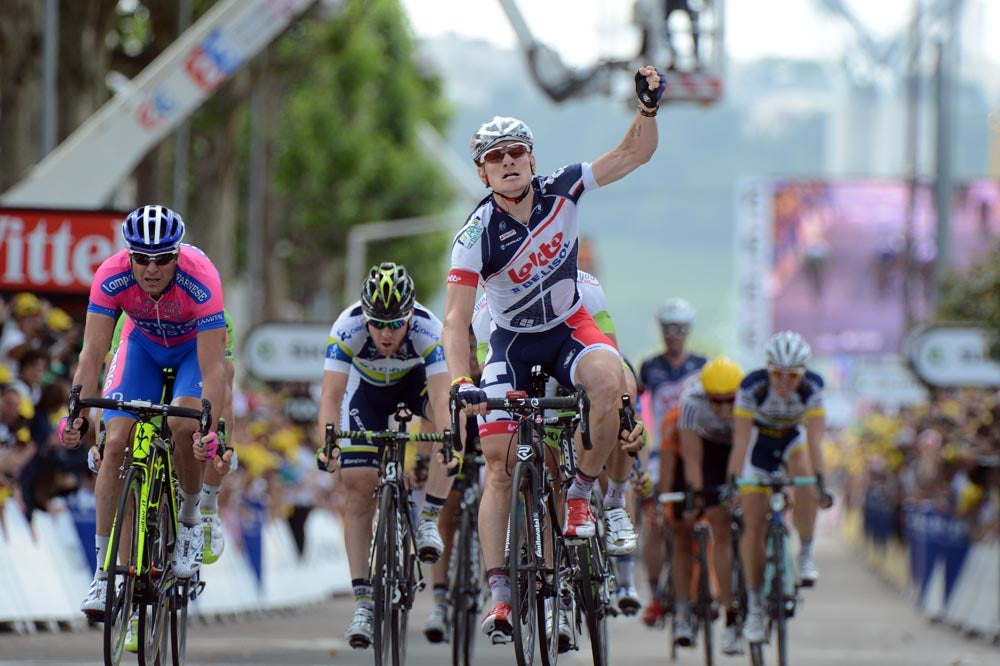 Andre Greipel wins stage 4 of the 2012 Tour de France. Photo: Graham Watson | <a href="http://www.grahamwatson.com">www.grahamwatson.com</a> 