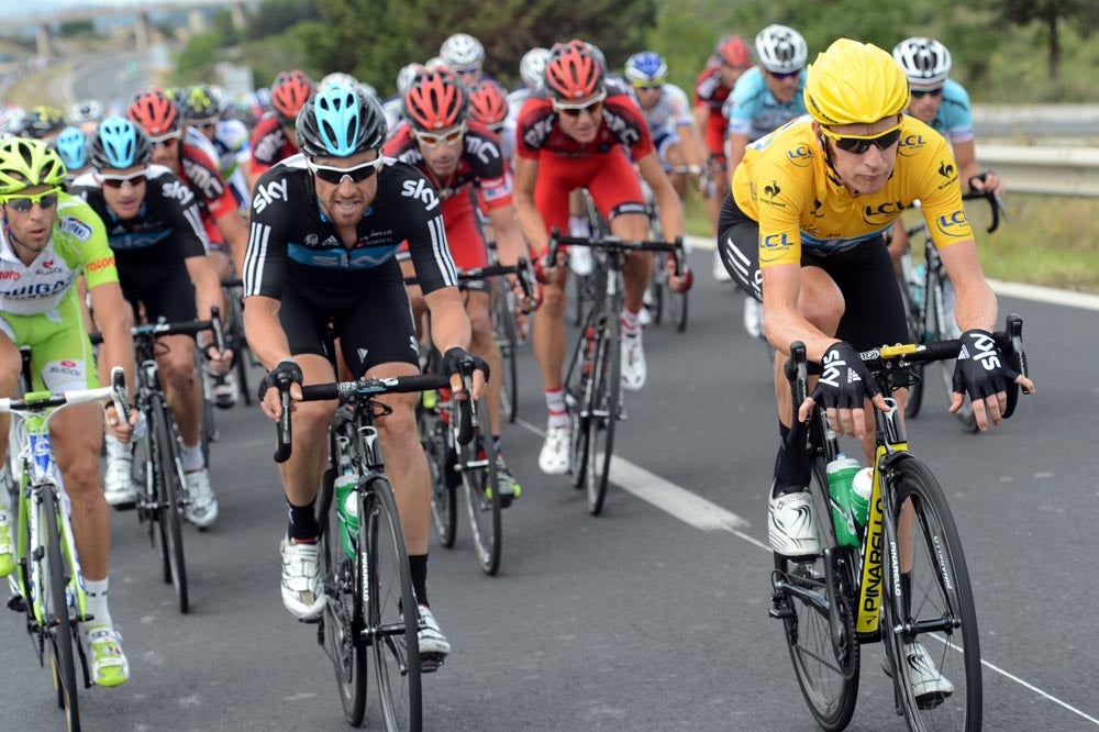 Bradley Wiggins on stage 13. Photo: Graham Watson | <a href="http://www.grahamwatson.com">www.grahamwatson.com</a>