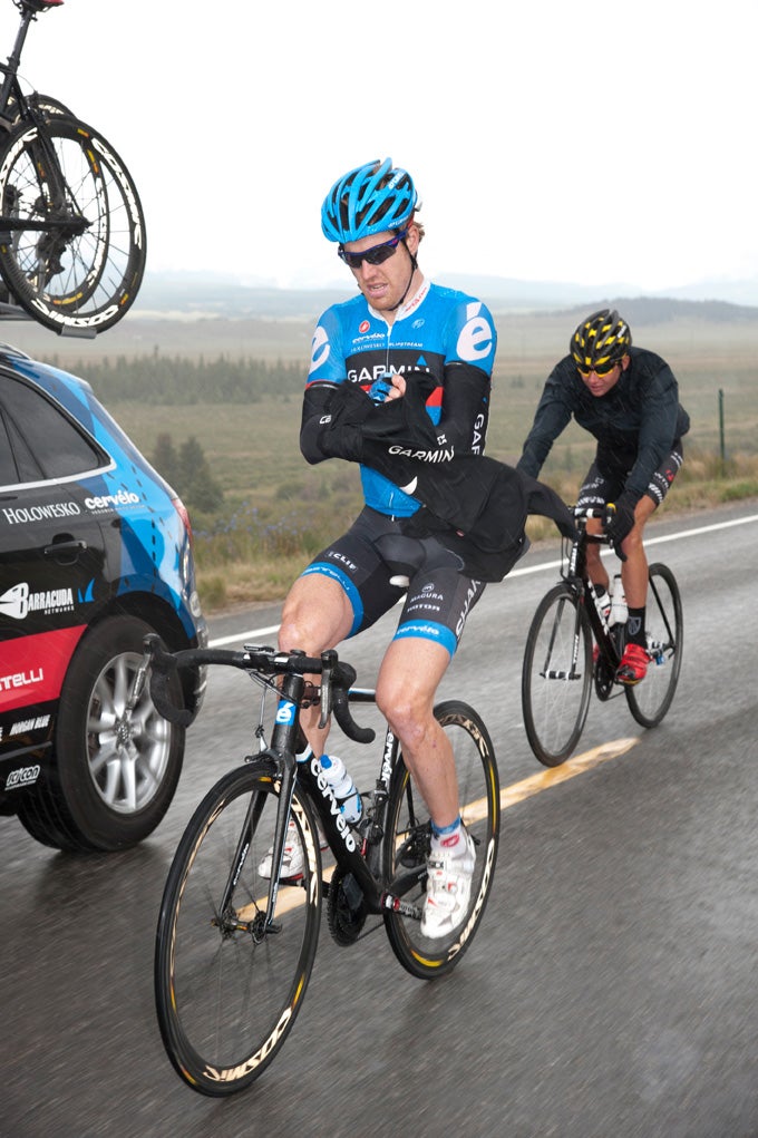 Tyler Farrar crashed out of the Tour of Britain. Photo: Casey B. Gibson | <a id="www.cbgphoto.com" href="http://cbgphoto.com">www.cbgphoto.com</a>