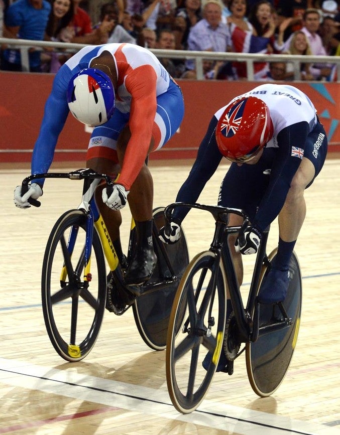 Jason Kenny left no doubt he was the right man for Britain's sprint hopes, blanking Grégory Baugé in the final. Photo: Graham Watson | <a id="www.grahamwatson.com" href="http://grahamwatson.com">www.grahamwatson.com</a>