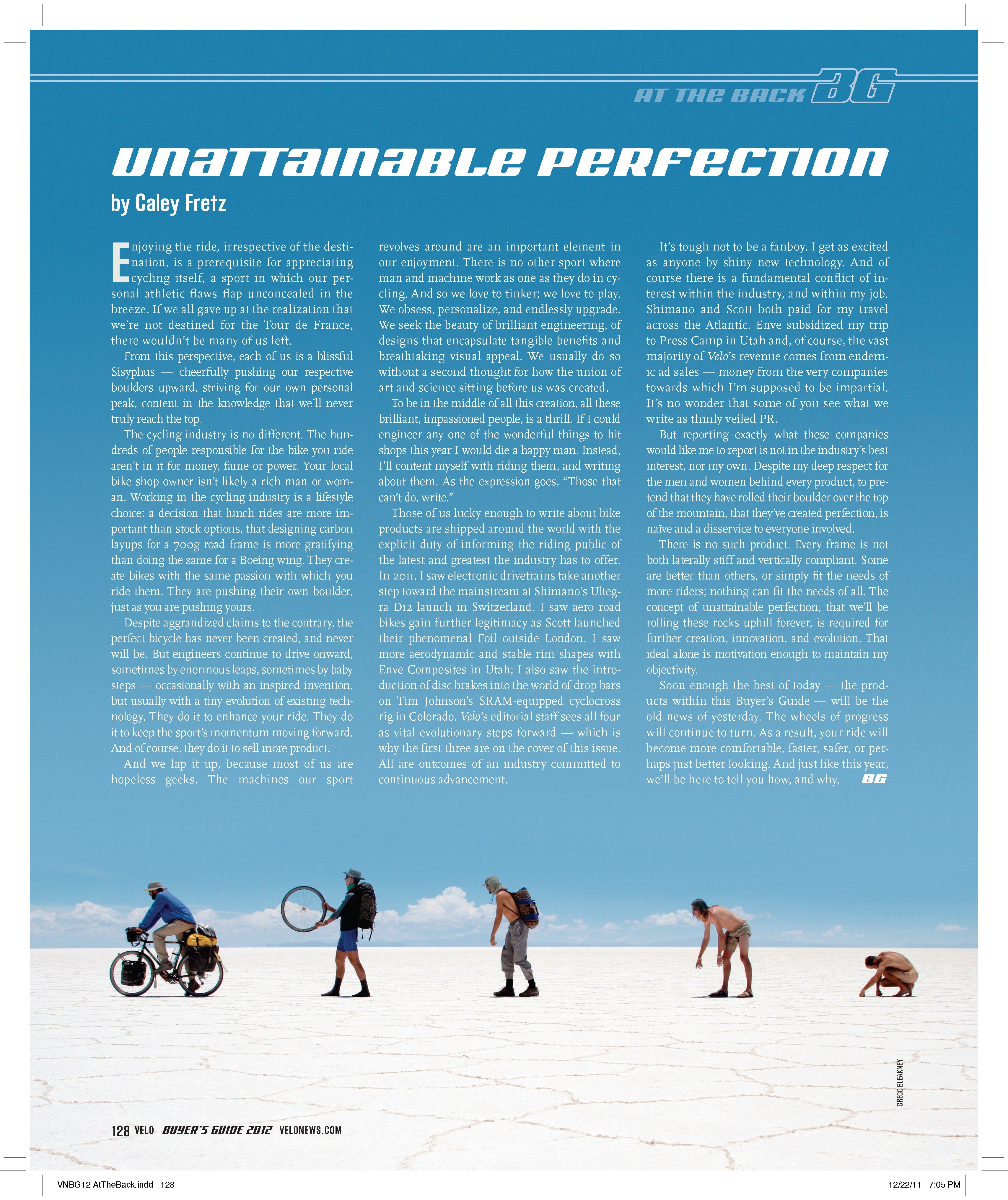 Velo 2012 Buyer's Guide. Photo by Gregg Bleakney.