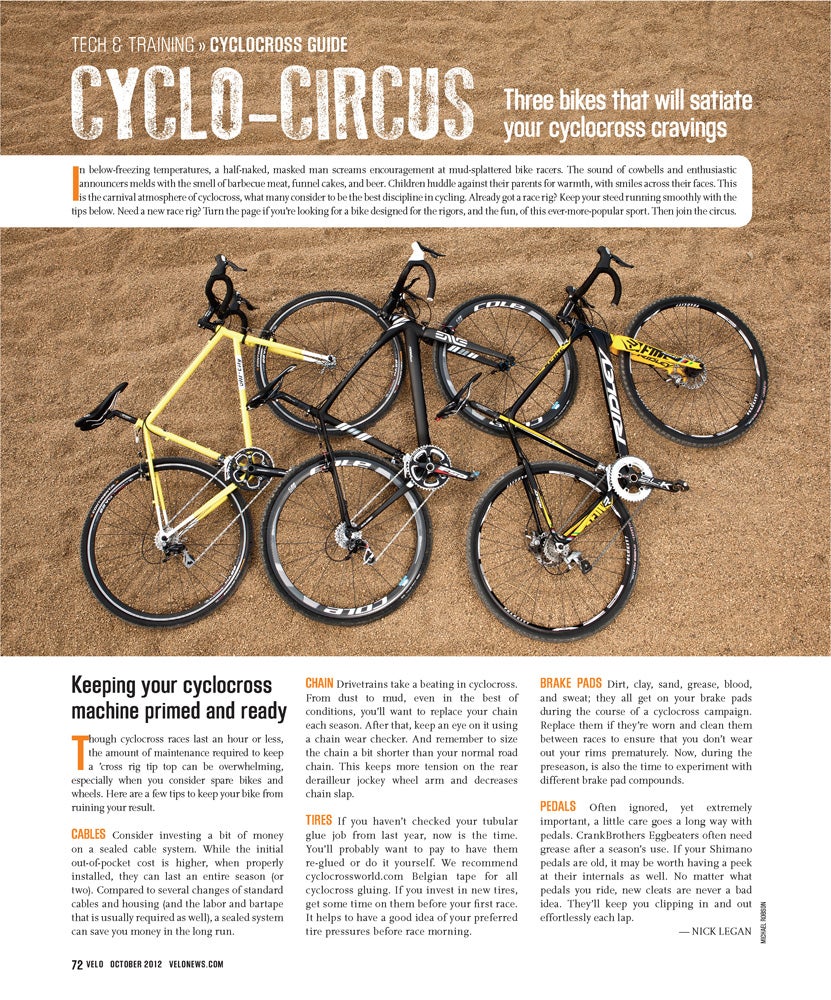 Velo October 2012. Photo: Michael Robson | VeloNews.com