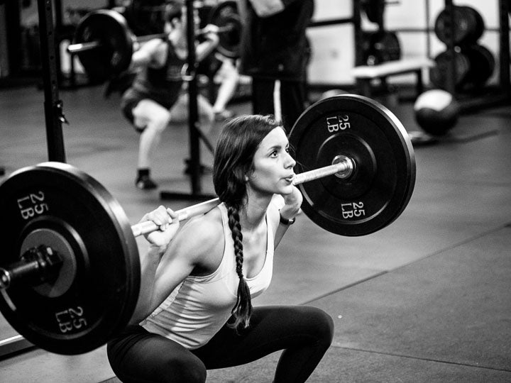 According to Twight, motivation matters more than what clients can lift, be it 95 pounds (shown) or 455 lbs. (MacDonald). Photo ©Mark Twight 2010.