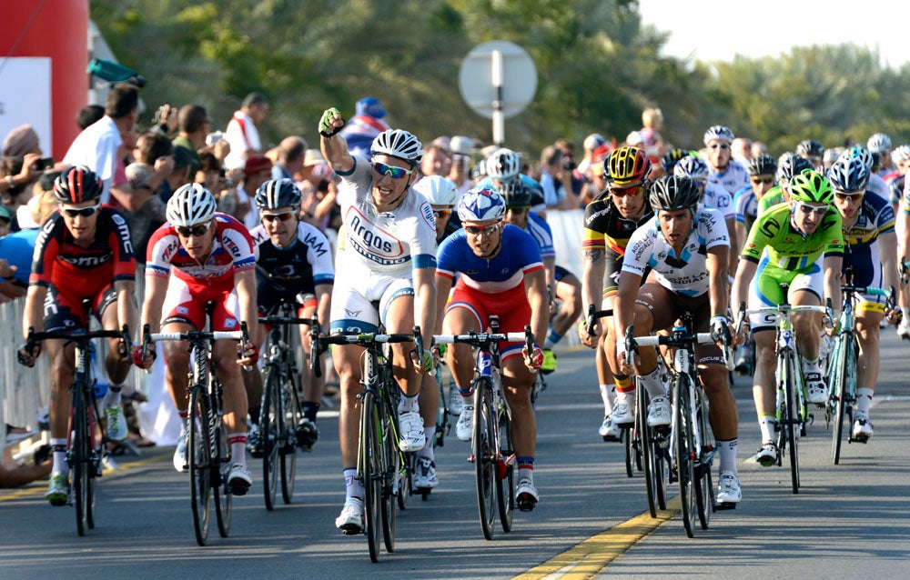 Marcel Kittel returned to his winning ways in Oman on Monday. Photo: Graham Watson | <a id="www.grahamwatson.com" href="http://grahamwatson.com">www.grahamwatson.com</a>