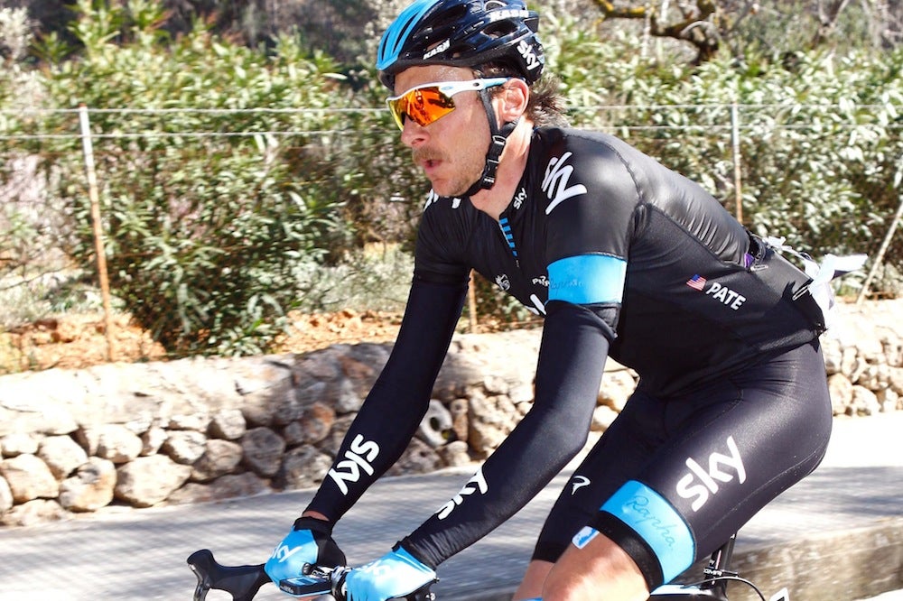 A mustachioed Danny Pate is headed to Paris-Nice and hoping for a Giro d'Italia nod. Photo: VeloNews.com