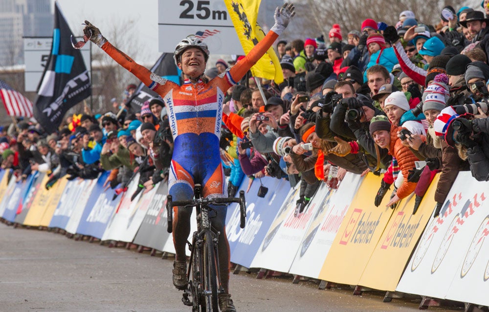 The dominant Marianne Vos says the pressure builds for her every year. Photo: Wil Matthews | VeloNews.com
